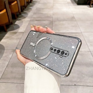 Ốp lưng OPPO Reno2 f reno 2z reno 2 Ốp lưng silicon mềm chống rơi ống kính có bảo hiểm toàn diện Vỏ điện thoại đơn giản và thời trang với phim flash