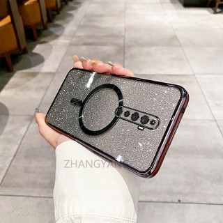 Ốp lưng OPPO Reno2 f reno 2z reno 2 Ốp lưng silicon mềm chống rơi ống kính có bảo hiểm toàn diện Vỏ điện thoại đơn giản và thời trang với phim flash