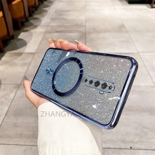 Ốp lưng OPPO Reno2 f reno 2z reno 2 Ốp lưng silicon mềm chống rơi ống kính có bảo hiểm toàn diện Vỏ điện thoại đơn giản và thời trang với phim flash