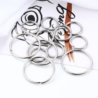 Nhẫn Cắt Inox Cho DIY Trang Sức Lớn Mở Nhảy Nhẫn Handmade Cuba Dây Xích Quần Phụ Kiện