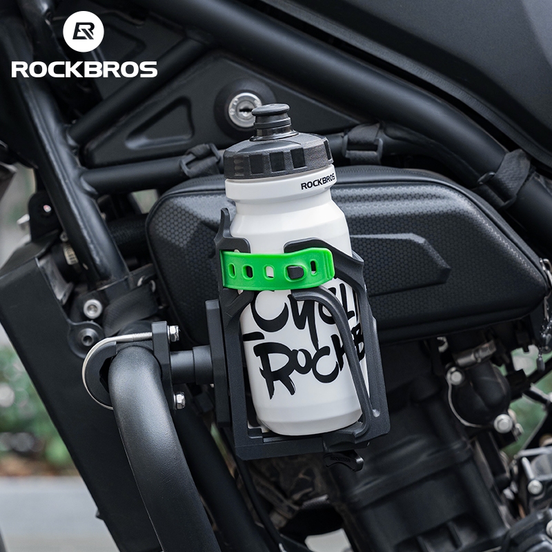 Rockbros Xe Máy Bình Nước Giá Đỡ Xe Đạp Leo Núi Xe Đạp Đường Bộ Có Thể Điều Chỉnh Chiều Rộng 360° Bộ ổn định chống sốc xoay có thể tháo rời