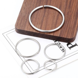 Nhẫn Cắt Inox Cho DIY Trang Sức Lớn Mở Nhảy Nhẫn Handmade Cuba Dây Xích Quần Phụ Kiện