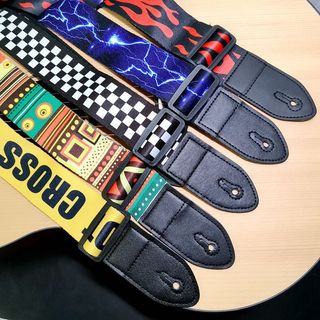 Dây Đeo Đàn Guitar Nhiều Màu Dây Đàn Guitar Có Thể Điều Chỉnh In Nhiều Màu Sắc Dây Đàn Guitar Nylon Bass Acoustic Điện Đàn Guitar Phụ Kiện