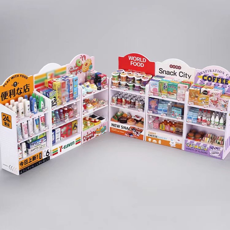 Micro Phong Cảnh Quy Mô Mini Siêu Thị Kệ Mô Phỏng Kệ Nhỏ Đồ Chơi Thực ...