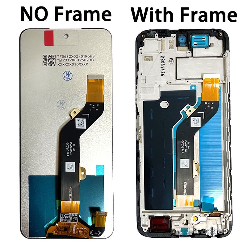 Màn Hình LCD 6,82 "Cho Infinix Tecno Pova Neo 3 LCD LH6n Màn Hình Hiển Thị Bộ Số Hóa Cảm Ứng
