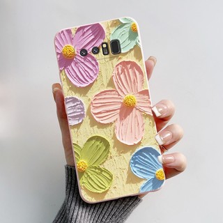 Dành Cho Samsung Galaxy Note 8 Note 9 Ốp Lưng Matte Mới Nhất Hoạt Hình Silicon Mềm TPU Dành Cho Samsung Note8 Note9 Vỏ Điện Thoại