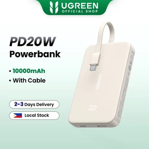 Ugreen Pin Sạc Dự Phòng 10000mah pd 20w Với 3 Cổng Sạc Nhanh Cho apple 8-15 airpods huawei samsung