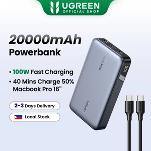 Ugreen Powerbank 20000mAh 25000mAh 100W 145W Sạc siêu nhanh cho máy tính bảng Laptop Điện thoại di động iPhone 15 pro max XIAOMI SAMSUNG S24 S23 S22 S21 MacBook pro Air