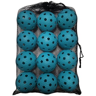 12 Viên Bóng Pickleball Thể Thao Cho Giải Đấu Tập Luyện Ngoài Trời Chơi