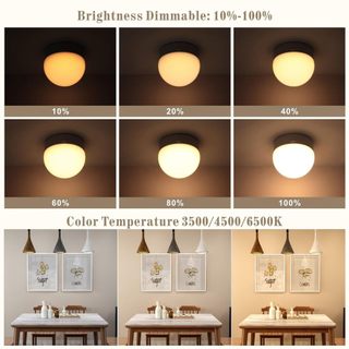 AIMI Bóng CÓ THỂ SẠC RGB CÓ THỂ TỪ XA CHO PIN TƯỜNG CÓ THỂ SẠC ĐIỆN E26 ĐÈN ĐÊM DIMMING