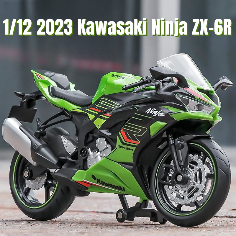 Rmz CITY 1: 12 Cân Động Cơ Kawasaki Ninja ZX-6R Hợp Kim Diecast Xe