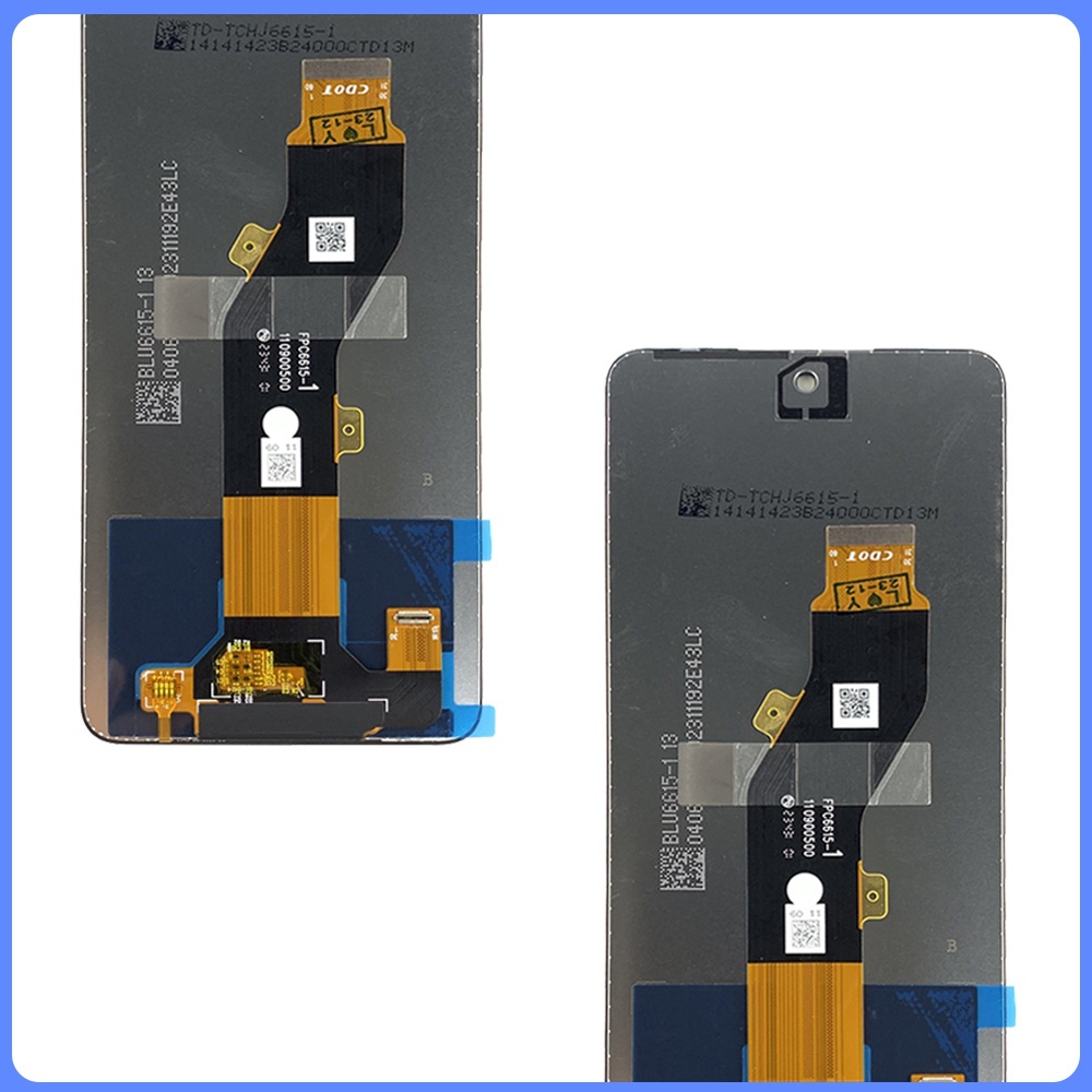 Dành cho Tecno Spark Go 2024 BG6 Màn hình LCD Bộ số hóa màn hình cảm ứng có khung lắp ráp cho Spark Go 2024
