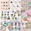 Mặt dây chuyền trâm cài Acrylic hoạt hình Anime