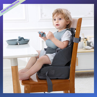 Ghế gấp di động dành cho trẻ sơ sinh và trẻ nhỏ. Đệm ngồi ăn cho bé có thể tháo rời và giặt sạch, tăng chiều cao 11 cm