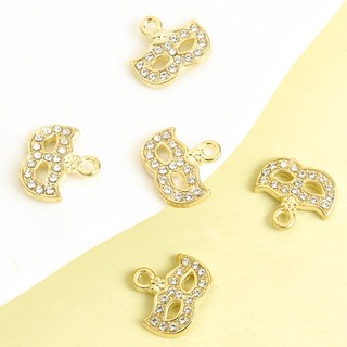 10 Chiếc Sang Trọng Sáng Bóng Kim Cương Giả Kẻ Sọc Hóa Trang Mặt nạ Mắt Thiết Kế Quyến Rũ Sáng Tạo Mardi Gras Khiêu Vũ Trang Trí Tiệc Thời Trang Nam Nữ Vòng Cổ Móc Khóa Quần Áo Đồ Trang Trí Mặt Dây DIY