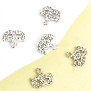 10 Chiếc Sang Trọng Sáng Bóng Kim Cương Giả Kẻ Sọc Hóa Trang Mặt nạ Mắt Thiết Kế Quyến Rũ Sáng Tạo Mardi Gras Khiêu Vũ Trang Trí Tiệc Thời Trang Nam Nữ Vòng Cổ Móc Khóa Quần Áo Đồ Trang Trí Mặt Dây DIY