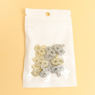 10 Chiếc Sang Trọng Sáng Bóng Kim Cương Giả Kẻ Sọc Hóa Trang Mặt nạ Mắt Thiết Kế Quyến Rũ Sáng Tạo Mardi Gras Khiêu Vũ Trang Trí Tiệc Thời Trang Nam Nữ Vòng Cổ Móc Khóa Quần Áo Đồ Trang Trí Mặt Dây DIY