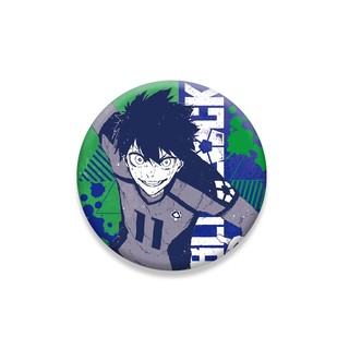 Anime XANH KHÓA Thổ Cẩm Rin Itoshi Chigiri Hyoma Seishiro Nagi Tinplate Kim Loại Laser Huy Hiệu Pin Anime Ngoại Vi Sưu Tập Quà Tặng