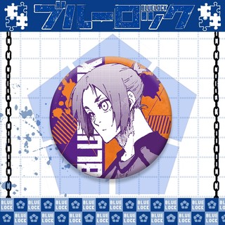 Anime XANH KHÓA Thổ Cẩm Rin Itoshi Chigiri Hyoma Seishiro Nagi Tinplate Kim Loại Laser Huy Hiệu Pin Anime Ngoại Vi Sưu Tập Quà Tặng