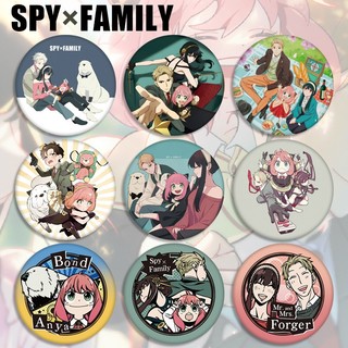 Spy × FAMILY LID Forger Yor Anya Forge Huy Hiệu Dễ Thương Pin Trâm Cài Anime Ngoại Vi Sưu Tập Quà Tặng Bộ Sưu Tập