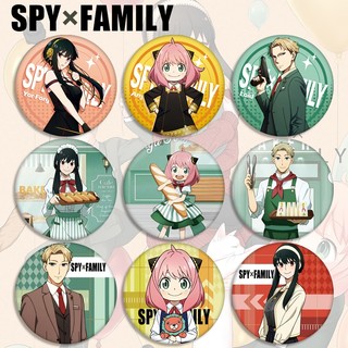 Spy × FAMILY LID Forger Yor Anya Forge Huy Hiệu Dễ Thương Pin Trâm Cài Anime Ngoại Vi Sưu Tập Quà Tặng Bộ Sưu Tập