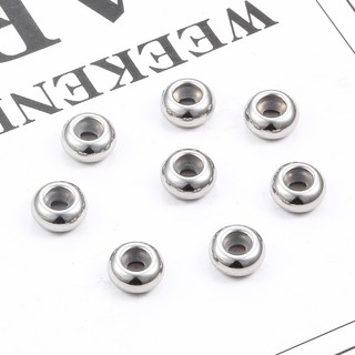 Hoạt động Hạt cố định với vòng cao su Thép không gỉ DIY Phụ kiện trang sức cho vòng cổ thủ công Vòng tay Cung cấp