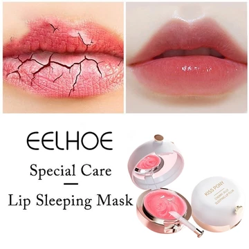 [Đảm bảo chính thức] Kem dưỡng môi Kiss Pony Nuôi dưỡng Giảm khô Bảo vệ giấc ngủ ban đêm với mặt nạ đệm dưỡng ẩm Hương anh đào