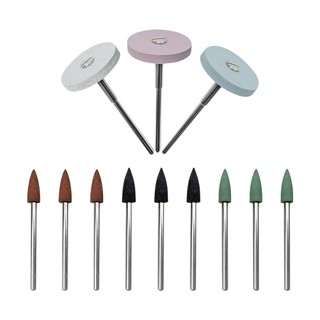 38 Cái / bộ Phòng Thí Nghiệm Nha Khoa Bộ Đánh Bóng HP 2,35 Mm Để Mài Gốm Sứ Sứ Đánh Bóng Tốc Độ Thấp Bàn Chải Kim Cương Burs Đĩa