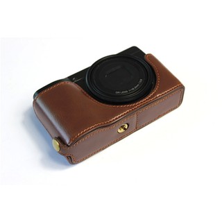 Thích hợp cho máy ảnh Ricoh GR3 Đế máy ảnh GX3 GR iii GR3X da nửa bảo vệ vỏ da bảo vệ vỏ máy ảnh phụ kiện retro