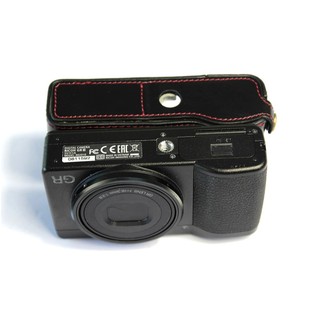 Thích hợp cho máy ảnh Ricoh GR3 Đế máy ảnh GX3 GR iii GR3X da nửa bảo vệ vỏ da bảo vệ vỏ máy ảnh phụ kiện retro