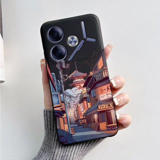 Ốp Lưng Cho Tecno Pova 6 5G 2024 Tecno Li7 Vỏ Điện Thoại Silicon Mềm Màu Đen Đá Cẩm Thạch Thiết Kế Dành Cho Tecno Pova6 Vỏ