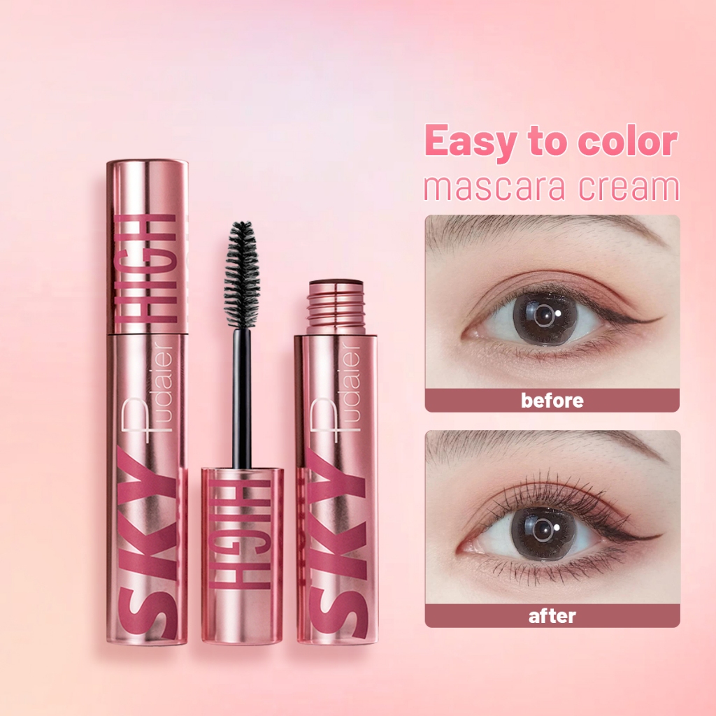 Ảnh Pudaier Mascara Chống Thấm Nước Lâu Dài Không Mờ Kéo Dài Trang Điểm Mắt 4