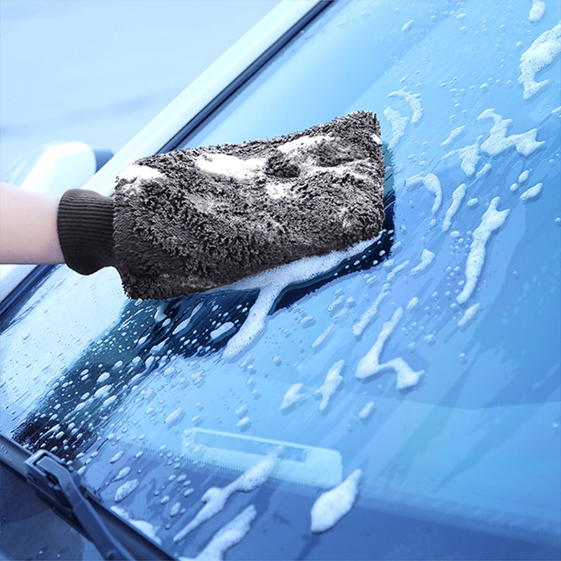 Găng tay rửa xe SEAMETAL Găng Tay San Hô Rửa ô tô Sợi Microfiber Vệ Sinh Nhà Cửa