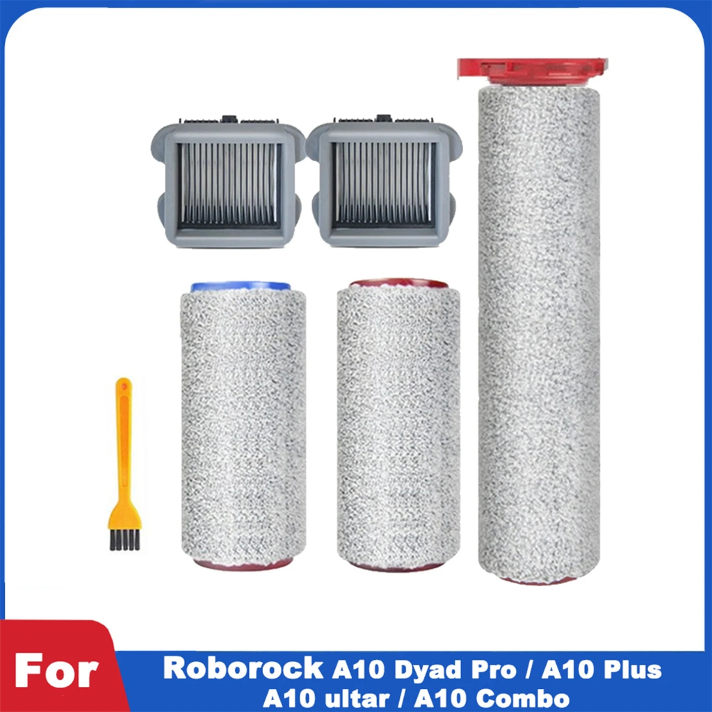 Máy hút bụi lau nhà khô và ướt Roborock Dyad Pro Combo  Dyad Pro A10 Plus   Bàn chải cuộn Bộ lọc