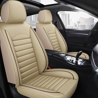 Da PU Ghế Ô Tô Dành Cho Xe Ford Focus 2 MK1 MK3 Mondeo MK4 Fiesta MK7 Fusion Kuga Ranger Explorer 5 Figo Taurus Phụ Kiện Ô Tô
