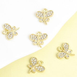 10 Chiếc Dễ Thương Hình Chuồn Chuồn Quyến Rũ Với Kim Cương Giả Sáng Bóng DIY Nữ Hợp Thời Trang Vòng Cổ Bông Tai Vòng Chân Côn Trùng Mặt Dây Mùa Hè Thường Ngày Kỳ Nghỉ Đi Biển Mặc Phụ Kiện Trang Sức Vui Vẻ