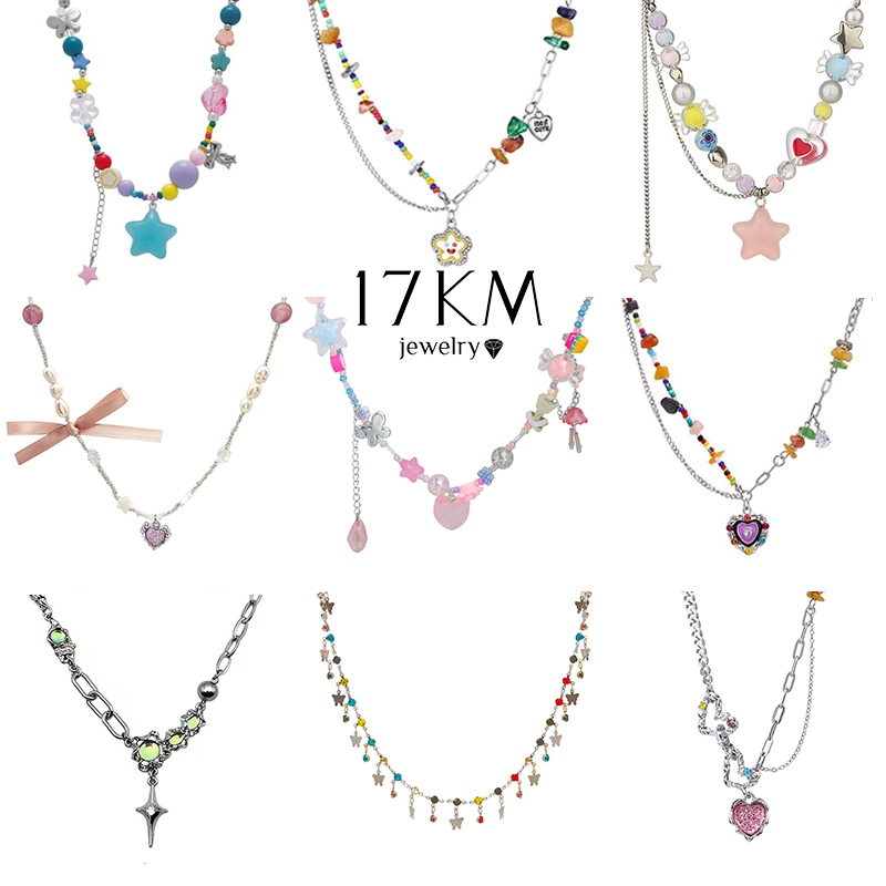 Ảnh 17km Vòng Cổ Ngọc Trai Ngôi Sao Trái Tim Bướm Hạt Dây Chuyền Choker Cho Nữ Trang Sức Phụ Kiện 1
