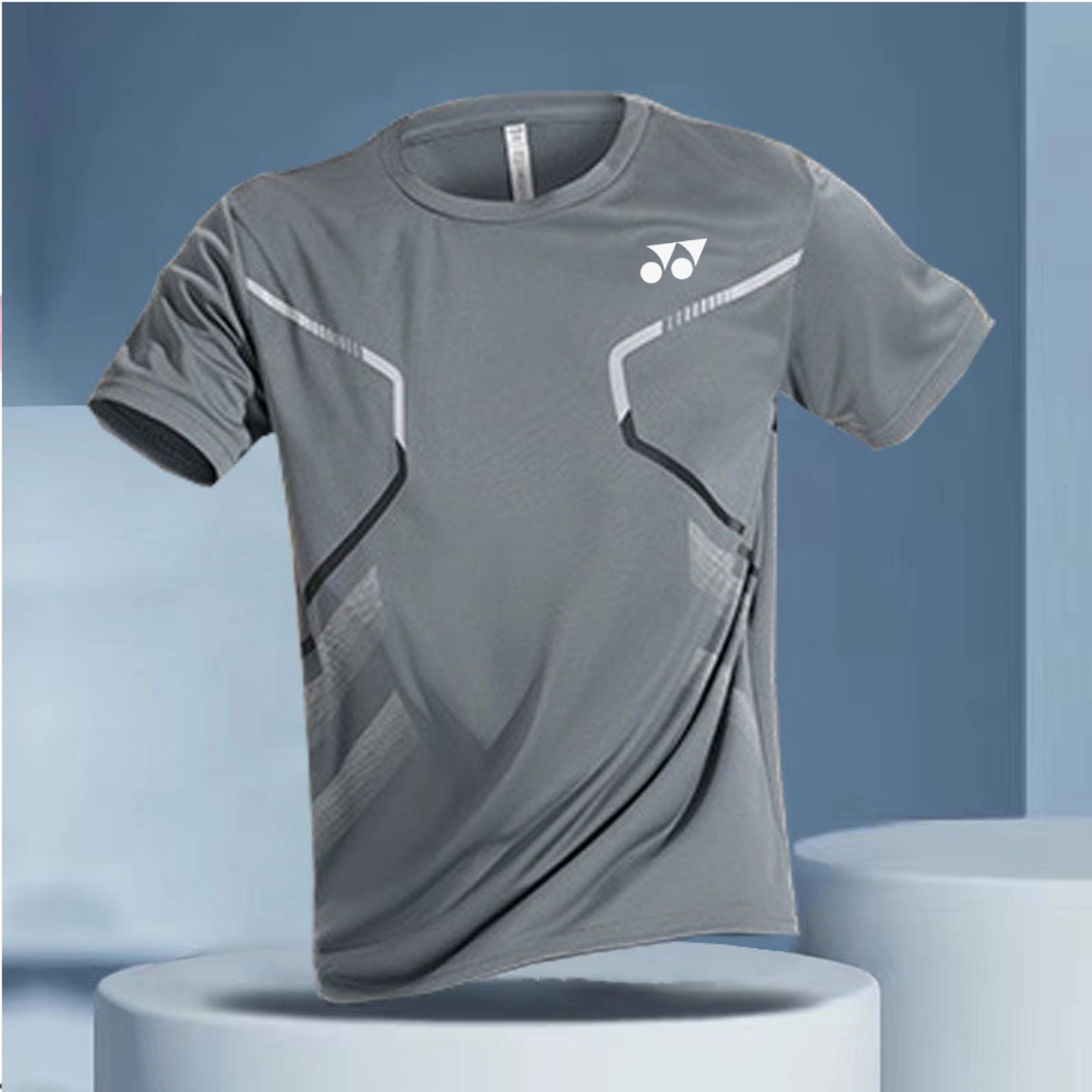 Áo sơ mi văn hóa cầu lông Yonex dành cho nam và nữ Cặp đôi thể thao Áo thun ngắn tay Top khô nhanh thoáng khí Thể dục ngoài trời Chạy bộ Marathon Thể thao giải trí đa năng