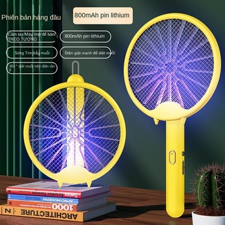 Vợt Muỗi Thông Minh Gấp Gọn 2 Trong 1 Tự Động 3000V Có 2 Lớp Lưới Bảo Vệ Smart mosquito swatter【Chiosala12】