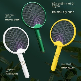 Vợt Muỗi Thông Minh Gấp Gọn 2 Trong 1 Tự Động 3000V Có 2 Lớp Lưới Bảo Vệ Smart mosquito swatter【Chiosala12】