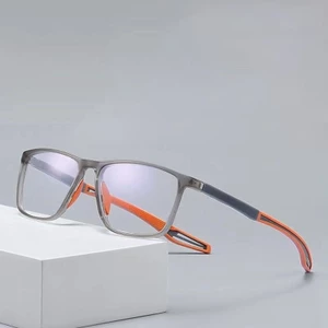 Kính cận nam nữ JS-TR004 sẵn 0–6.00 độ, gọng phẳng chống ánh sáng xanh phong cách Hàn Quốc, có thể cắt thấu kính
