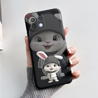 Ốp lưng Xiaomi Mi 11 Lite 4G 5G NE Vỏ silicon mềm mờ thiết kế mới Vỏ hoạt hình cho vỏ Xiaomi Mi11 Lite