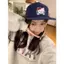 Hello kitty Mũ Lưỡi Trai Hình Mèo kitty Xinh Xắn Cho Nữ y2k