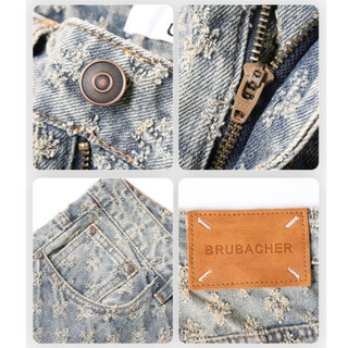 Quần jean nam ESEA, thời trang và phổ biến kiểu Mỹ retro dáng rộng giản dị thiết kế jacquard quần dài phong cách unisex chất lượng cao