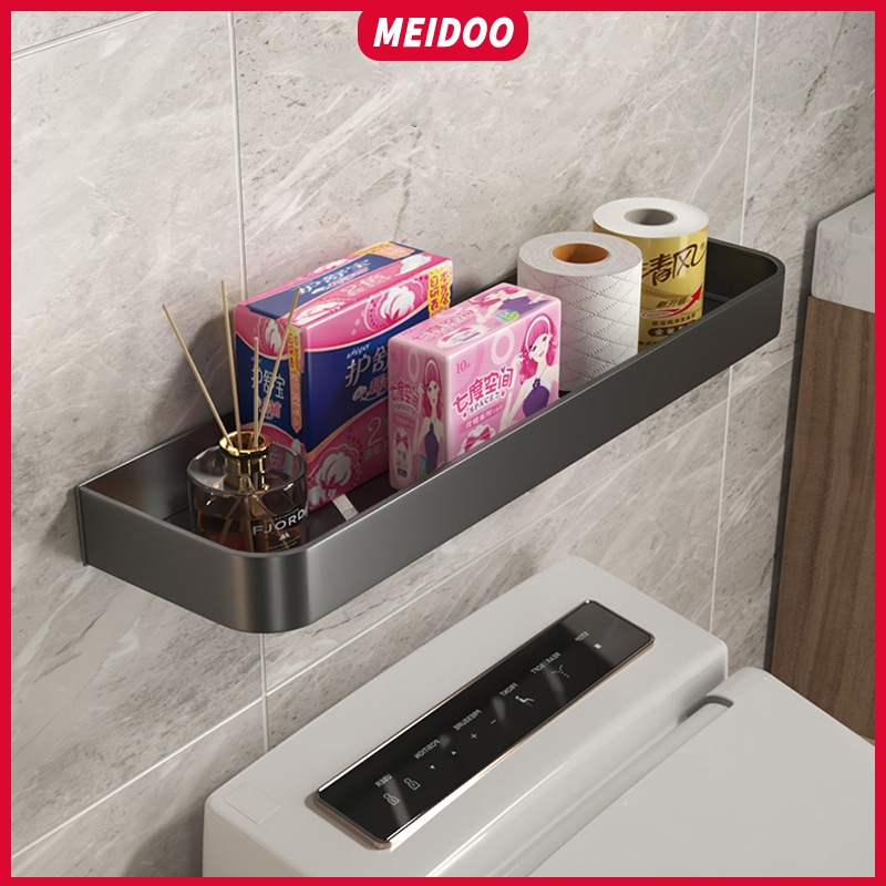 Ảnh Kệ đựng đồ dùng Meidoo treo tường gắn phòng tắm không cần lắp khoan lỗ tiện lợi 1