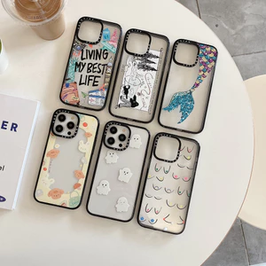 Ốp điện thoại giả mạo Graffiti CASETIFY cho iphone 16 Pro Max 15 Pro Max 15 Plus 14 Pro Max 14Plus i14 13 Pro Max i11 i13 13pro 12 Pro Max Acrylic Vỏ bảo vệ