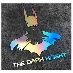 Lookshow 1 Xe Máy Điện Xe Máy Miếng Dán Dark Knight Batman Anime Hoạt Hình Laser Phản Quang Phía Sau Kính Chắn Gió Miếng Dán