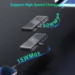 Đế Hub Mỏng 11 Trong 1 USB4 40Gpbs, Tương Thích Với Sạc Thunderbolt 4 / 3Max 60W Cho Laptop, Màn Hình Đơn 8K @ 60Hz Hoặc Dual 4K @ 60Hz, Cổng USB 3.1 Gen 2, Cho Mac OS / Air, Windows — ảnh 5