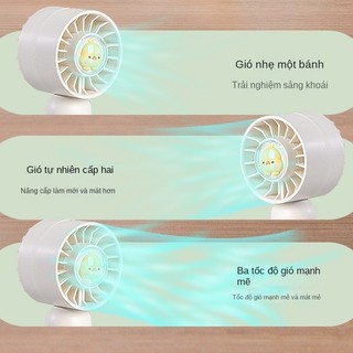 Quạt Cầm Tay Mini Sạc Điện Giá Quạt Sạc Usb Quạt Tuabin Túi Sinh Viên Quạt Quà Tặng Máy Tính Để Bàn Mini Portable Fan【Chiosala12】