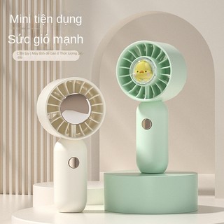 Quạt Cầm Tay Mini Sạc Điện Giá Quạt Sạc Usb Quạt Tuabin Túi Sinh Viên Quạt Quà Tặng Máy Tính Để Bàn Mini Portable Fan【Chiosala12】